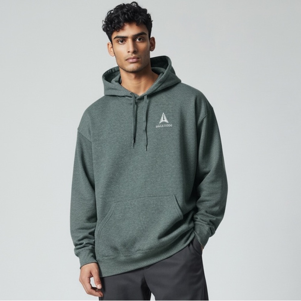 Custom Made - NEW - Heather Gray Hooded Sweatshirt